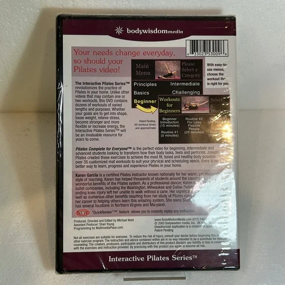 Pilates Complete for Everyone (DVD, 2002) - Picture 2 of 2